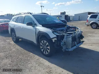 2024 Subaru Outback Limited XT with VIN 4S4BTGND3R3174026, listed as a IAAI auction lot 41728247 with 10,677 mi miles. Bid and sale history available at carsss.com. Image 1.