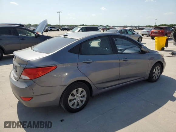 2016 Hyundai Accent SE with VIN KMHCT4AE5GU057587, listed as a Copart auction lot 53142205 with 139,155 mi miles and Clean Title. Bid and sale history available at DreamBid. Image 3.
