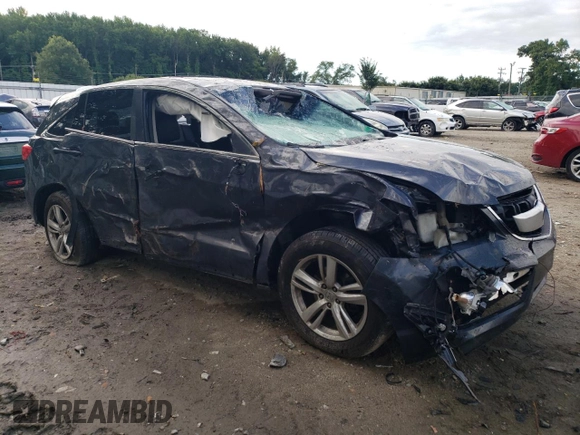 2013 Acura RDX Technology with VIN 5J8TB3H5XDL014700, listed as a Copart auction lot 63602985 with 214,366 mi miles and Salvage title. Bid and sale history available at DreamBid. Image 4.
