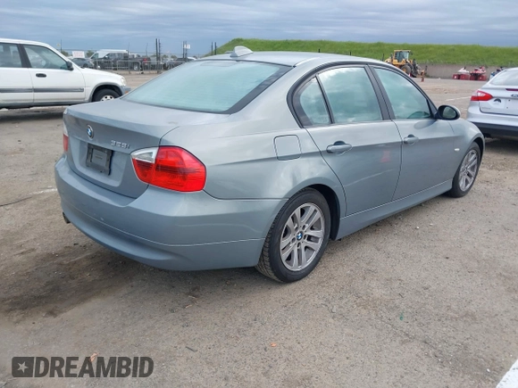 2007 BMW 3 Series 328i with VIN WBAVC53527FZ72561, listed as a IAAI auction lot 41891455 with 146,096 mi miles and . Bid and sale history available at carsss.com. Image 4.