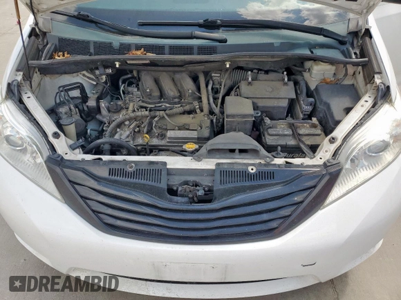 2014 Toyota Sienna L with VIN 5TDZK3DC9ES504168, listed as a Copart auction lot 53580095 with 253,688 mi miles and Salvage Title. Bid and sale history available at carsss.com. Image 12.