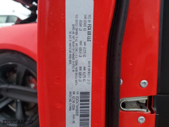 2017 Dodge Charger R/T with VIN 2C3CDXCT6HH583539, listed as a Copart auction lot 86852654 with 51,732 mi miles and Salvage Title. Bid and sale history available at carsss.com. Image 12.