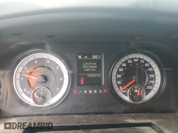 2015 Ram 2500 Tradesman with VIN 3C6UR5HJ8FG674720, listed as a Copart auction lot 56328805 with 105,467 mi miles and Salvage title. Bid and sale history available at DreamBid. Image 9.