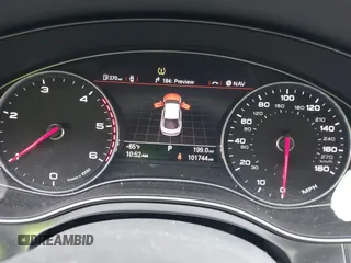 2015 Audi A7 3.0 TDI Premium Plus with VIN WAUWMAFC4FN034666, listed as a IAAI auction lot 41708296 with 101,744 mi miles. Bid and sale history available at carsss.com. Image 16.