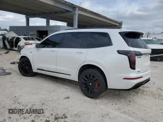 2021 Cadillac XT6 Sport with VIN 1GYKPGRS4MZ182492, listed as a Copart auction lot 75532004 with 38,081 mi miles and Salvage title. Bid and sale history available at DreamBid. Image 2.