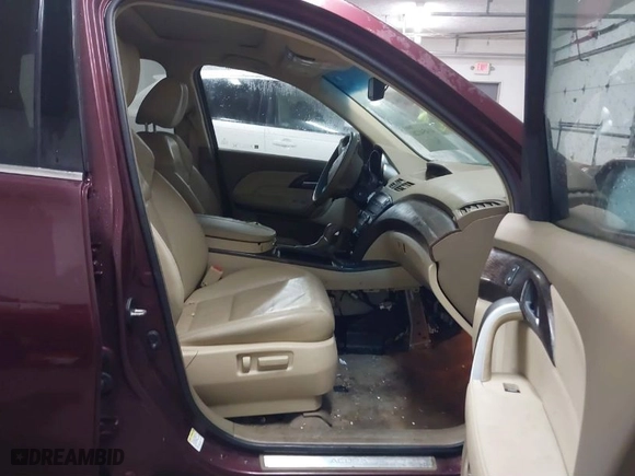 2012 Acura MDX with VIN 2HNYD2H2XCH548607, listed as a IAAI auction lot 41454126 with 163775 miles. Bid and sale history available at carsss.com. Image 5.