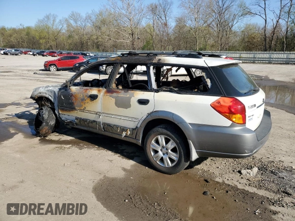 2005 Subaru Legacy Outback with VIN 4S4BP61C757379475, listed as a Copart auction lot 53876125 with Not provided miles and Salvage title. Bid and sale history available at DreamBid. Image 2.