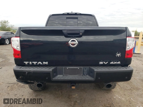 2022 Nissan Titan SV with VIN 1N6AA1ED2NN103267, listed as a Copart auction lot 68942064 with 55,119 mi miles and Salvage title. Bid and sale history available at DreamBid. Image 6.