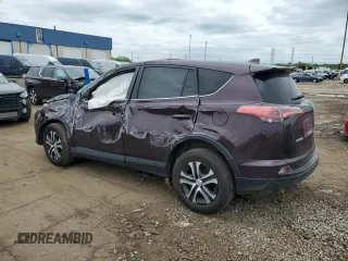2018 Toyota RAV4 LE with VIN 2T3BFREV0JW773614, listed as a Copart auction lot 57568865 with 76,429 mi miles and Clean title. Bid and sale history available at DreamBid. Image 2.