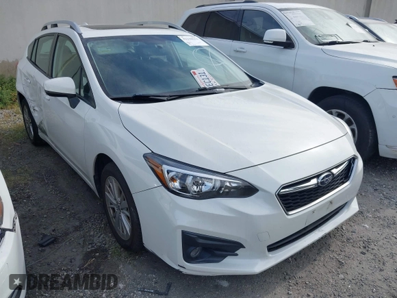 2017 Subaru Impreza Premium z VIN 4S3GTAD60H3715347, wystawiony jako IAAI lot #42218611 z przebiegiem 52 367 mil mil oraz . Historia ofert i sprzedaży dostępna na DreamBid. Obrazek 1.