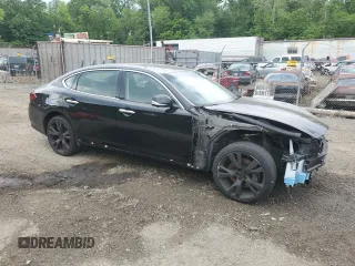 2016 Infiniti Q70 z VIN JN1BY1PRXGM720777, wystawiony jako Copart lot #54720165 z przebiegiem 76 603 mil mil oraz Szkody całkowita. Historia ofert i sprzedaży dostępna na DreamBid. Obrazek 4.