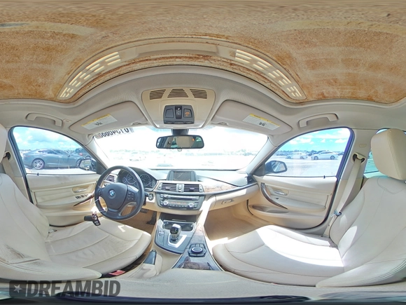 2013 BMW 3 Series 328i with VIN WBA3C1G52DNR49440, listed as a Copart auction lot 61546685 with 118,308 mi miles and Salvage title. Bid and sale history available at DreamBid. Image 14.