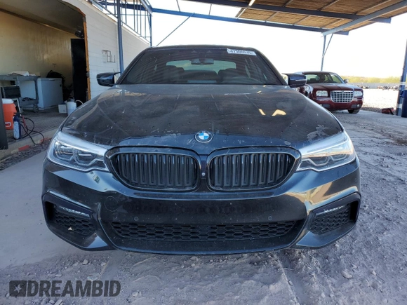 2018 BMW 5 Series 540i xDrive with VIN WBAJE7C5XJWD52054, listed as a Copart auction lot 47306535 with 49,185 mi miles and Salvage title. Bid and sale history available at DreamBid. Image 5.
