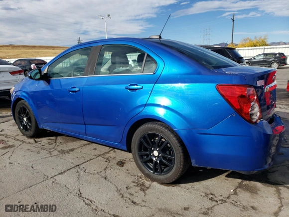2016 Chevrolet Sonic LT with VIN 1G1JC5SB2G4180570, listed as a Copart auction lot 77870934 with 74,626 mi miles and Salvage Title. Bid and sale history available at carsss.com. Image 2.