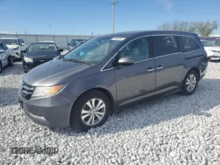2016 Honda Odyssey EX-L with VIN 5FNRL5H63GB075758, listed as a Copart auction lot 50890445 with 139,564 mi miles and Salvage Title. Bid and sale history available at carsss.com. Image 1.