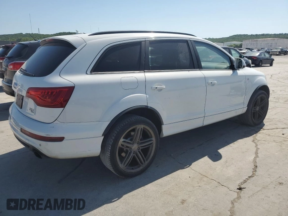 2014 Audi Q7 S line Prestige with VIN WA1DGAFE6ED017417, listed as a Copart auction lot 57048115 with 98,372 mi miles and Clean title. Bid and sale history available at DreamBid. Image 3.