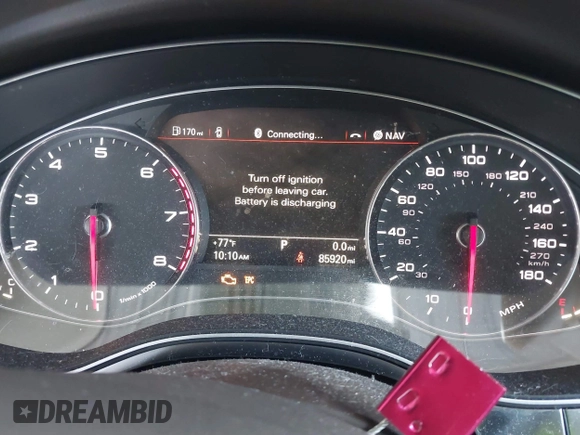 2014 Audi A6 Premium Plus with VIN WAUGFAFC1EN005090, listed as a IAAI auction lot 42137480 with 85,920 mi miles and . Bid and sale history available at DreamBid. Image 7.
