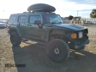 2006 Hummer H3 with VIN 5GTDN136468273891, listed as a Copart auction lot 74968354 with 177,489 mi miles and Salvage Title. Bid and sale history available at carsss.com. Image 4.