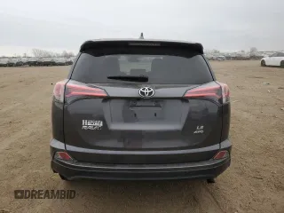 2018 Toyota RAV4 LE with VIN JTMBFREVXJJ226235, listed as a Copart auction lot 52299325 with 102,652 mi miles and Salvage Title. Bid and sale history available at carsss.com. Image 6.
