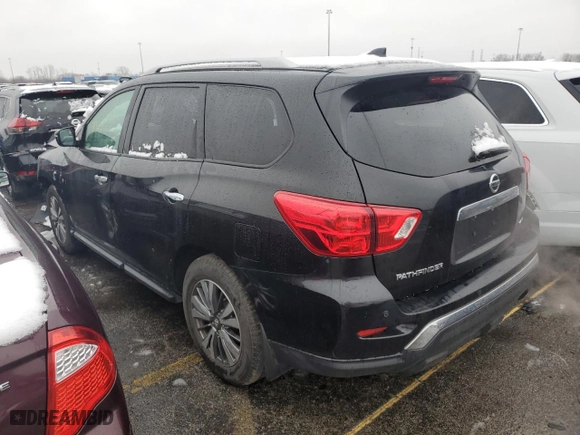 2019 Nissan Pathfinder S with VIN 5N1DR2MM9KC633593, listed as a Copart auction lot 51980225 with 207,226 mi miles and Clean Title. Bid and sale history available at carsss.com. Image 2.