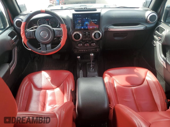 2018 Jeep Wrangler Unlimited Sahara with VIN 1C4BJWEG7JL856331, listed as a Copart auction lot 50246135 with 101,014 mi miles and Salvage title. Bid and sale history available at DreamBid. Image 8.