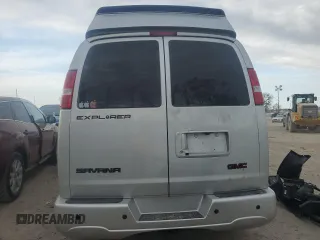 2020 GMC Savana Cargo Van with VIN 1GTW7BFG2L1262154, listed as a Copart auction lot 75292064 with 0 mi miles and Non Repairable. Bid and sale history available at carsss.com. Image 6.