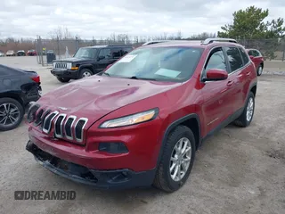2015 Jeep Cherokee North with VIN 1C4PJMCS9FW674475, listed as a IAAI auction lot 41971771 with 186,376 mi miles. Bid and sale history available at carsss.com. Image 17.