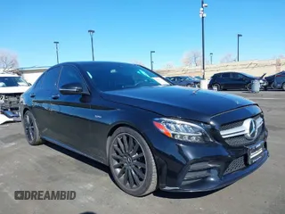 2021 Mercedes-Benz C 43 AMG with VIN W1KWF6EB4MR620959, listed as a IAAI auction lot 41806933 with 32,621 mi miles and . Bid and sale history available at DreamBid. Image 1.