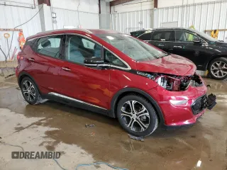 2017 Chevrolet Bolt EV Premier with VIN 1G1FX6S01H4166210, listed as a Copart auction lot 60314705 with 42,703 mi miles and Non repairable. Bid and sale history available at DreamBid. Image 4.