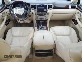 2015 Lexus LX 570 with VIN JTJHY7AXXF4185222, listed as a Copart auction lot 83833874 with 165,154 mi miles and Salvage Title. Bid and sale history available at DreamBid. Image 8.