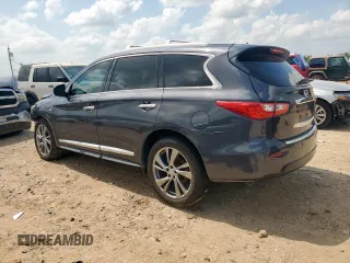 2014 Infiniti QX60 with VIN 5N1AL0MM7EC543260, listed as a Copart auction lot 60425745 with 103,094 mi miles and Salvage title. Bid and sale history available at DreamBid. Image 2.