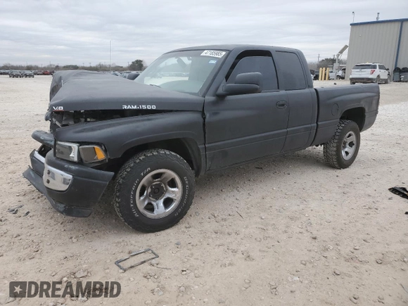 2001 Dodge 1500 with VIN 3B7HC13Y91G800634, listed as a Copart auction lot 47185985 with 255,895 mi miles and Salvage Title. Bid and sale history available at DreamBid. Image 1.