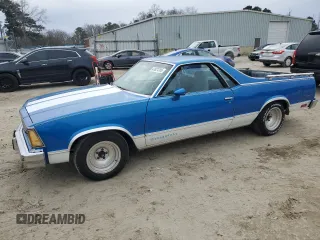 1981 Chevrolet El Camino with VIN 1GCCW80J2BD432782, listed as a Copart auction lot 41821285 with 24,296 mi miles and Salvage Title. Bid and sale history available at carsss.com. Image 1.