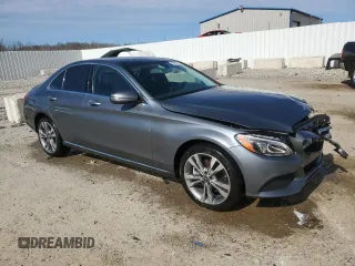 2018 Mercedes-Benz C 300 with VIN 55SWF4KB9JU256444, listed as a Copart auction lot 50066785 with 71,612 mi miles and Salvage Title. Bid and sale history available at DreamBid. Image 4.