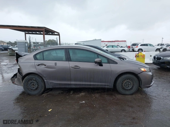 2015 Honda Civic Sedan LX with VIN 19XFB2F5XFE257489, listed as a IAAI auction lot 41796074 with 296,903 mi miles. Bid and sale history available at carsss.com. Image 13.