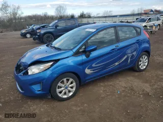 2011 Ford Fiesta SE with VIN 3FADP4EJ6BM228323, listed as a Copart auction lot 53001145 with 174,776 mi miles and Salvage Title. Bid and sale history available at carsss.com. Image 1.