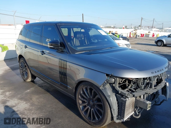 2016 Land Rover Range Rover Supercharged with VIN SALGS2EF7GA266291, listed as a IAAI auction lot 41992953 with 69,722 mi miles and . Bid and sale history available at DreamBid. Image 1.