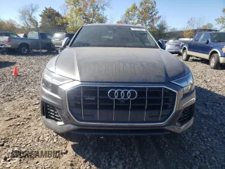 2020 Audi Q8 Premium Plus with VIN WA1BVAF16LD025363, listed as a Copart auction lot 76020984 with 48,724 mi miles and Salvage Title. Bid and sale history available at carsss.com. Image 5.