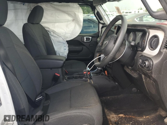2024 Jeep Wrangler Sport with VIN 1C4PJXKN5RW237039, listed as a Copart auction lot 61205175 with 15,012 mi miles and Non repairable. Bid and sale history available at DreamBid. Image 7.