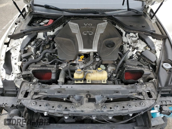 2018 Infiniti Q50 Luxe with VIN JN1EV7APXJM354116, listed as a Copart auction lot 52459655 with 66,624 mi miles and Non Repairable. Bid and sale history available at DreamBid. Image 11.