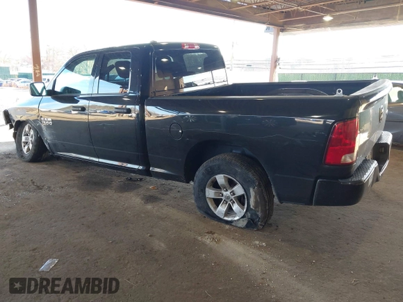 2018 Ram 1500 Express with VIN 1C6RR7FGXJS302502, listed as a IAAI auction lot 40942179 with 91,557 mi miles. Bid and sale history available at carsss.com. Image 3.
