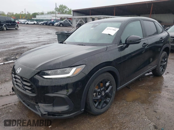 2024 Honda HR-V Sport with VIN 3CZRZ1H57RM750003, listed as a IAAI auction lot 42197380 with 17,163 mi miles and . Bid and sale history available at DreamBid. Image 17.