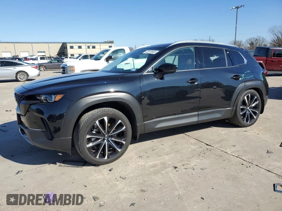 2024 Mazda CX-50 Premium Plus z VIN 7MMVABEY7RN217266, wystawiony jako Copart lot #43519985 z przebiegiem 5 291 mil mil oraz Szkoda całkowita • Salvage title. Historia ofert i sprzedaży dostępna na DreamBid. Obrazek 1.