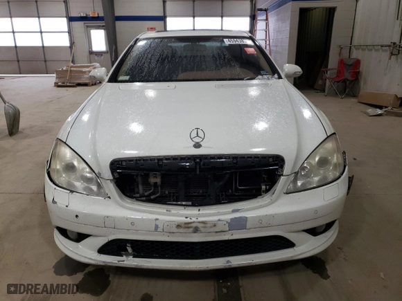 2009 Mercedes-Benz S-Class 5.5L V8 with VIN WDDNG71X79A244831, listed as a Copart auction lot 45943875 with 152,425 mi miles and Salvage Title. Bid and sale history available at carsss.com. Image 5.