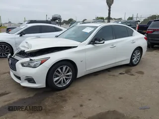 2015 Infiniti Q50 Premium z VIN JN1BV7AP2FM344044, wystawiony jako IAAI lot #42217012 z przebiegiem 155 714 mil mil oraz . Historia ofert i sprzedaży dostępna na DreamBid. Obrazek 2.
