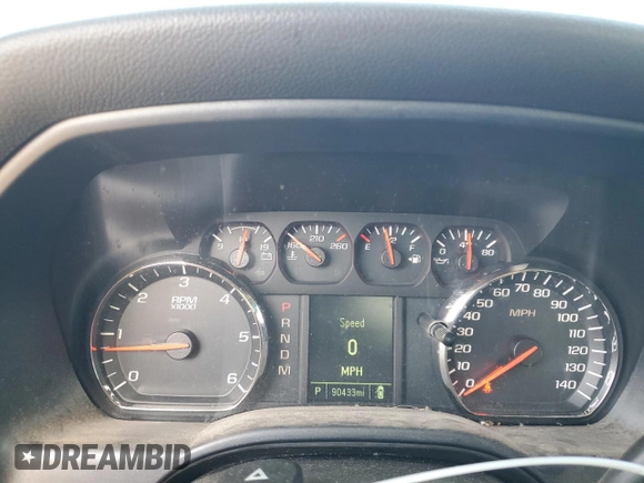 2016 Chevrolet Silverado 1500 Work Truck with VIN 3GCPCNEH9GG381306, listed as a Copart auction lot 52751064 with 90,433 mi miles and Salvage Title. Bid and sale history available at DreamBid. Image 9.