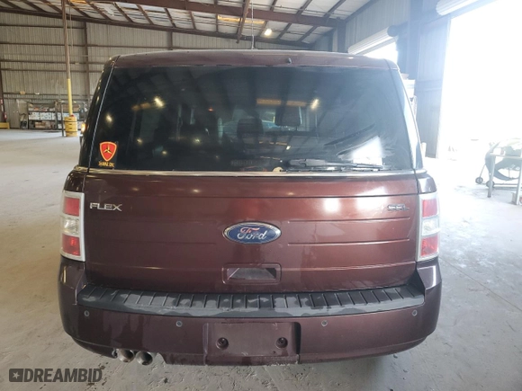 2010 Ford Flex SEL with VIN 2FMGK5CC9ABA29021, listed as a Copart auction lot 50416435 with 177,231 mi miles and Salvage Title. Bid and sale history available at carsss.com. Image 6.