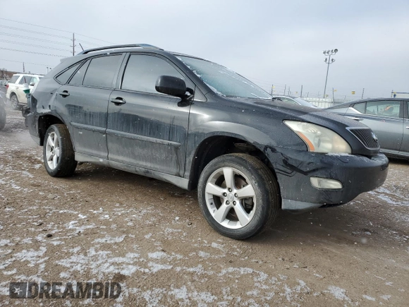 2007 Lexus RX 350 with VIN 2T2HK31U37C044022, listed as a Copart auction lot 46143145 with 253,496 mi miles and Salvage Title. Bid and sale history available at DreamBid. Image 4.