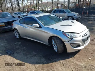 2013 Hyundai Genesis Coupe R-Spec with VIN KMHHU6KJ9DU106263, listed as a IAAI auction lot 41678274 with 172,294 mi miles and . Bid and sale history available at DreamBid. Image 1.