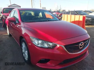 2014 Mazda 6 i Sport with VIN JM1GJ1U62E1140925, listed as a IAAI auction lot 41748490 with 100,484 mi miles. Bid and sale history available at carsss.com. Image 1.
